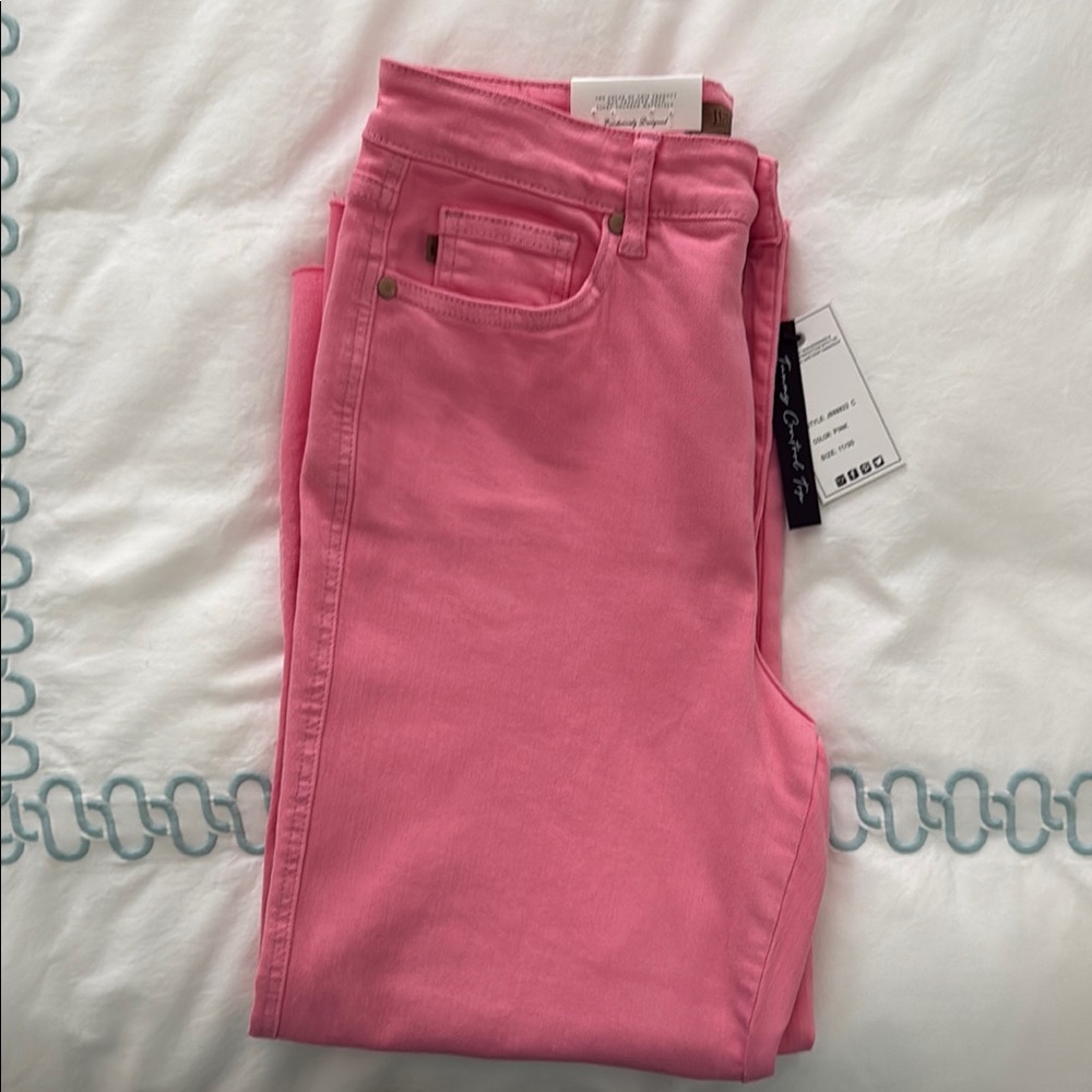 Judy Blue High Waist Tummy Control Cropped Jeans